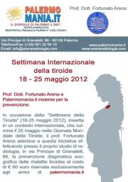 Settimana Internazionale della tiroide 18 - 25 maggio 2012